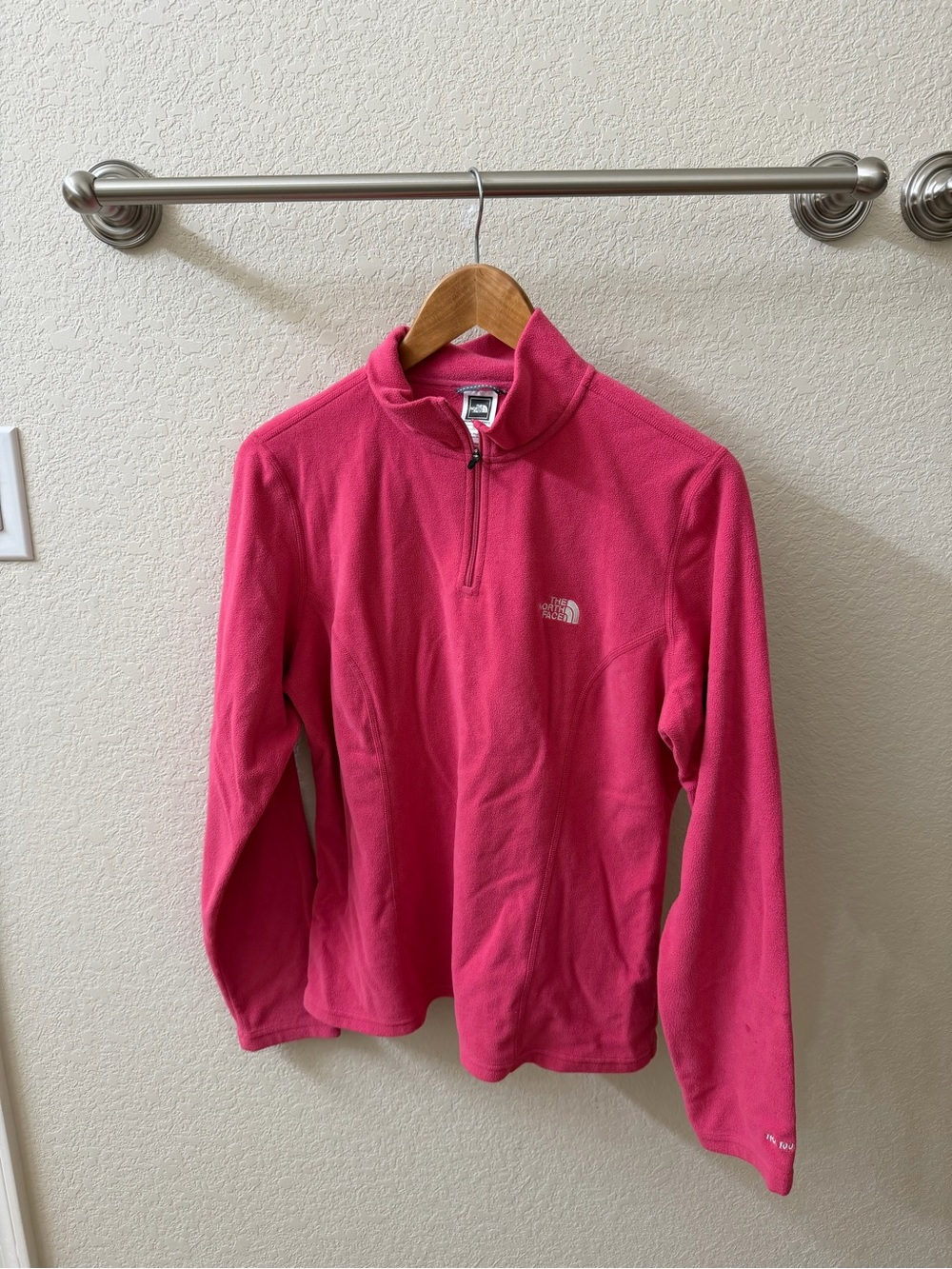 The North Face Hot Pink Half-Zip Fleece Pullover